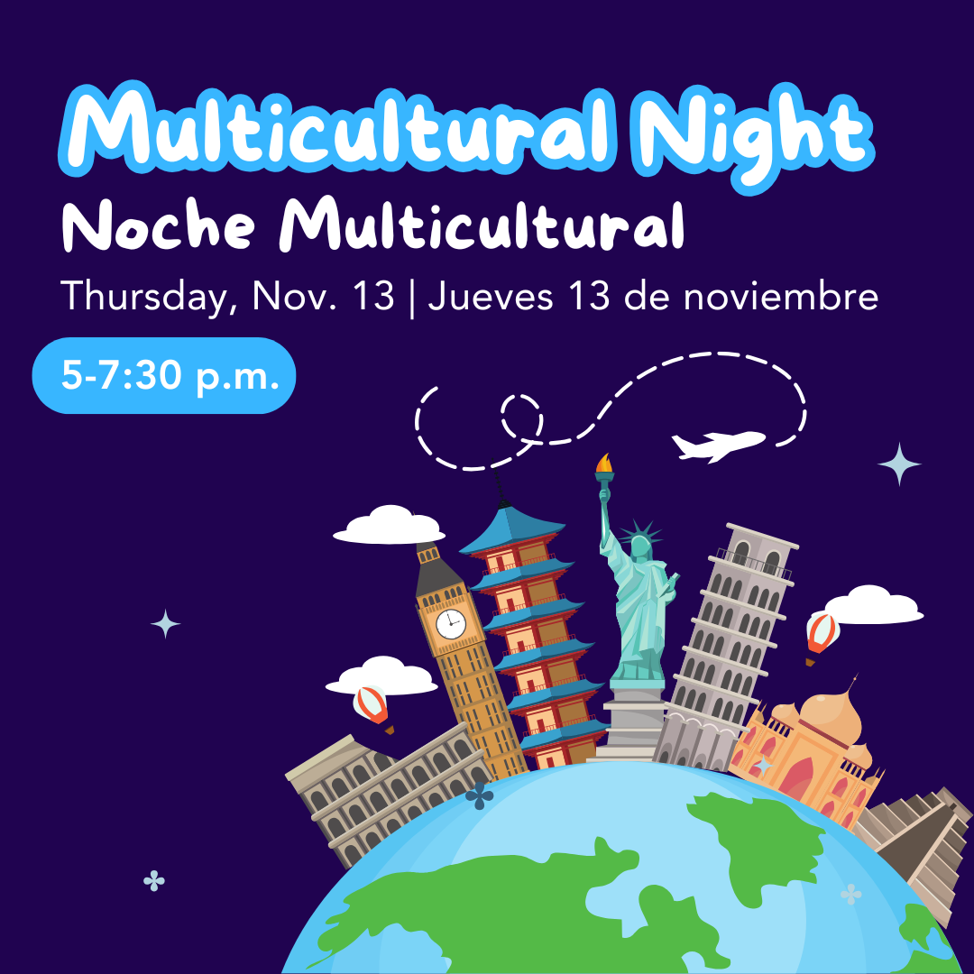 multicultural night graphic