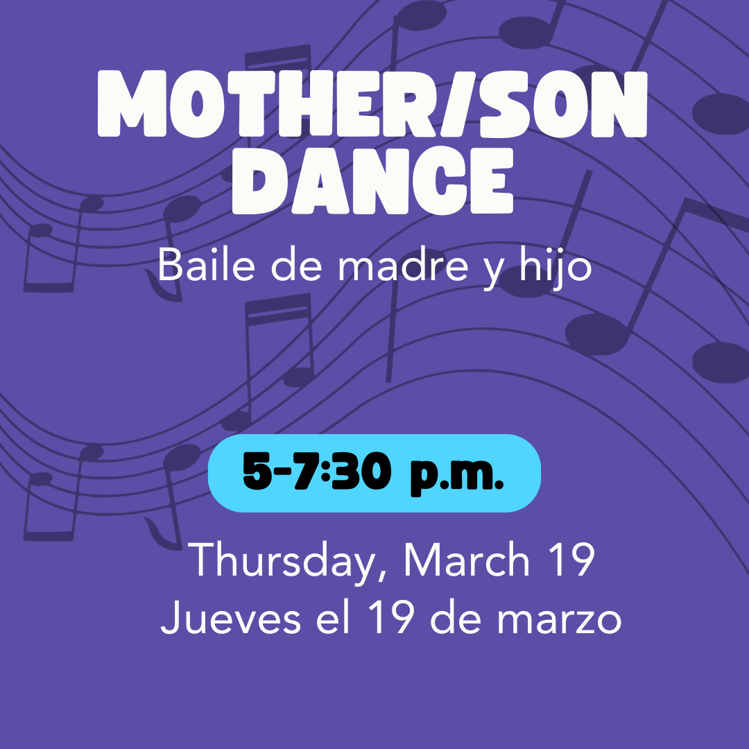 mother son dance flyer