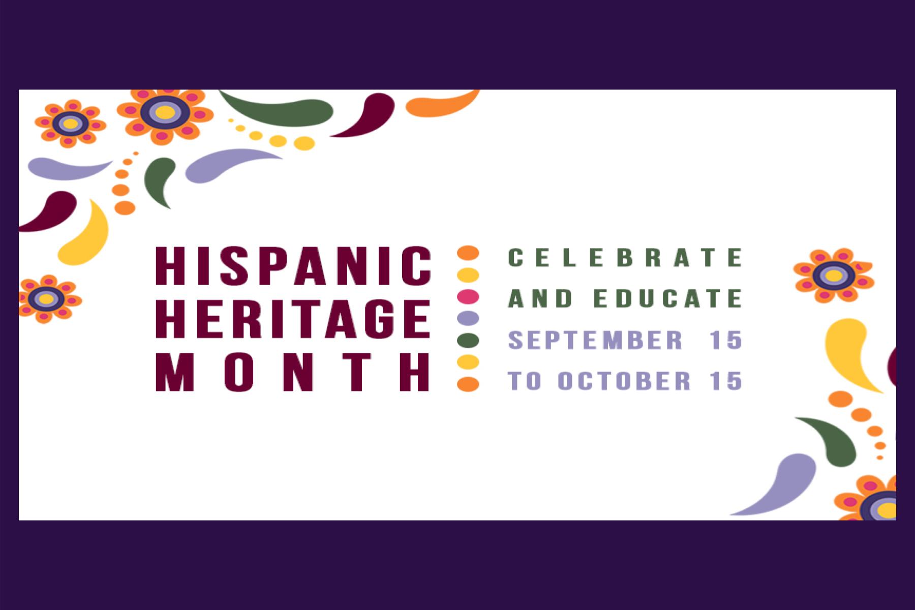 Hispanic Heritage Month flier