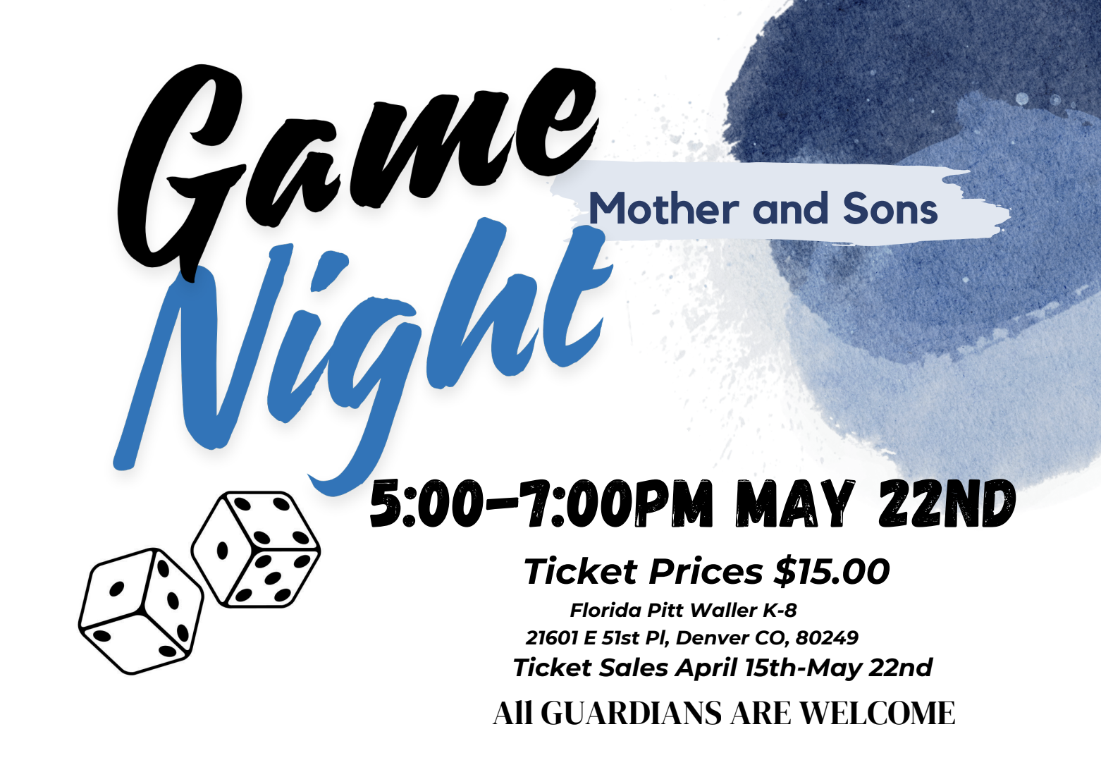 game night flyer